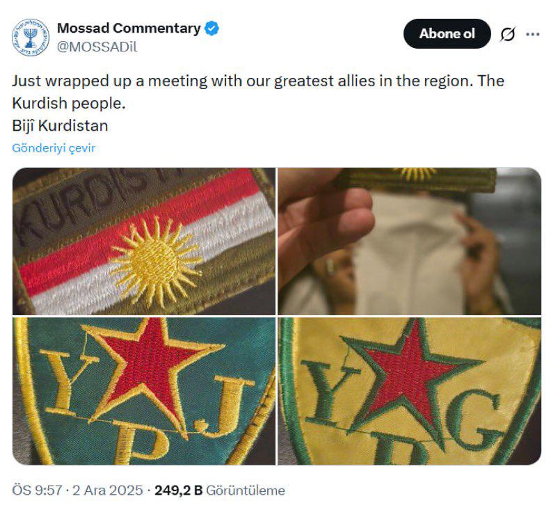 Axios: "Israeli officials have promised Iranian Kurdish organizations not only military support but also political support for a future Kurdish autonomous region in Iran if the regime collapses." "Iranian Kurdish militias are supported by Mossad and the CIA."