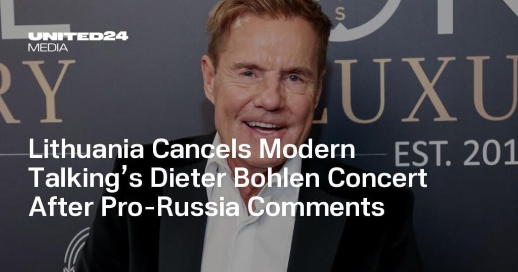 Lithuania Cancels Modern Talking’s Dieter Bohlen Concert After Pro-Russia Comments