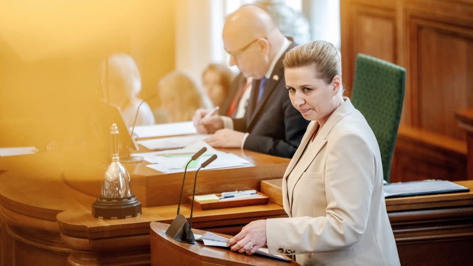 Prime Minister Mette Frederiksen calls an election in Copenhagen in February - Mads Claus Rasmussen/Ritzau Scanpix Denmark/Reuters