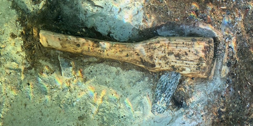 4,800-Year-Old Neolithic Axe Discovered in Lake Constance Harbor, Switzerland 4,800-Year-Old Neolithic Axe Discovered in Lake Constance Harbor, Switzerland