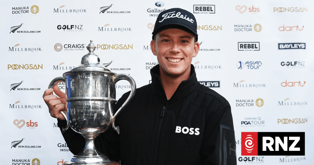 Golf: Kiwi Daniel Hillier wins 105th New Zealand Open