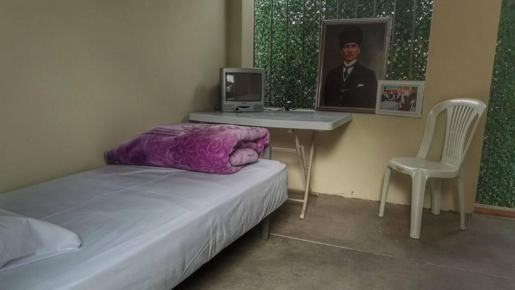 An example of Ekrem İmamoğlu's cell is on display in Silivri