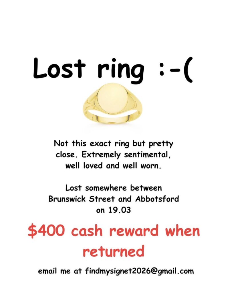 Have you found a ring recently? Return it lest the curse grows stronger!