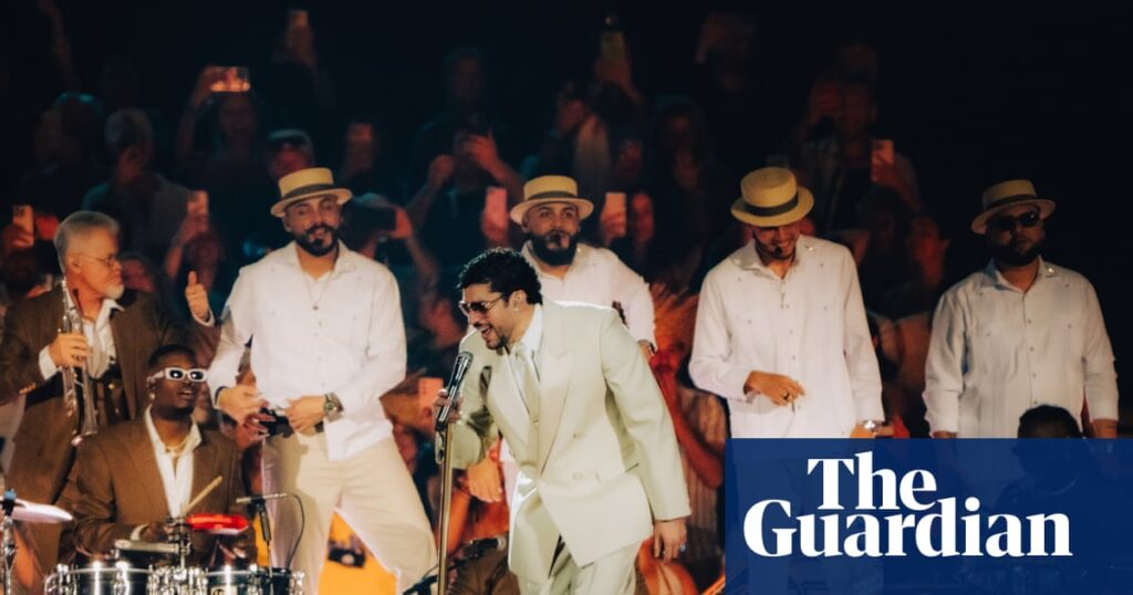 ‘For us, it’s like Christmas’: Bad Bunny gets rapturous welcome at first-ever Australian show | Bad Bunny