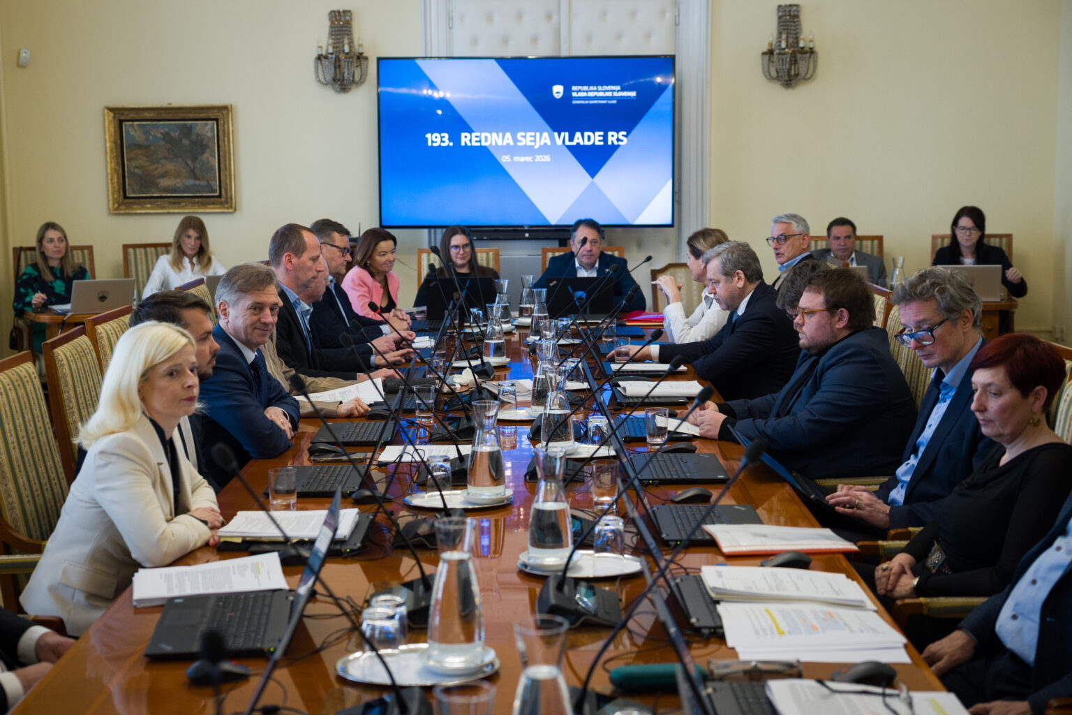 193rd regular session of the Government of the Republic of Slovenia