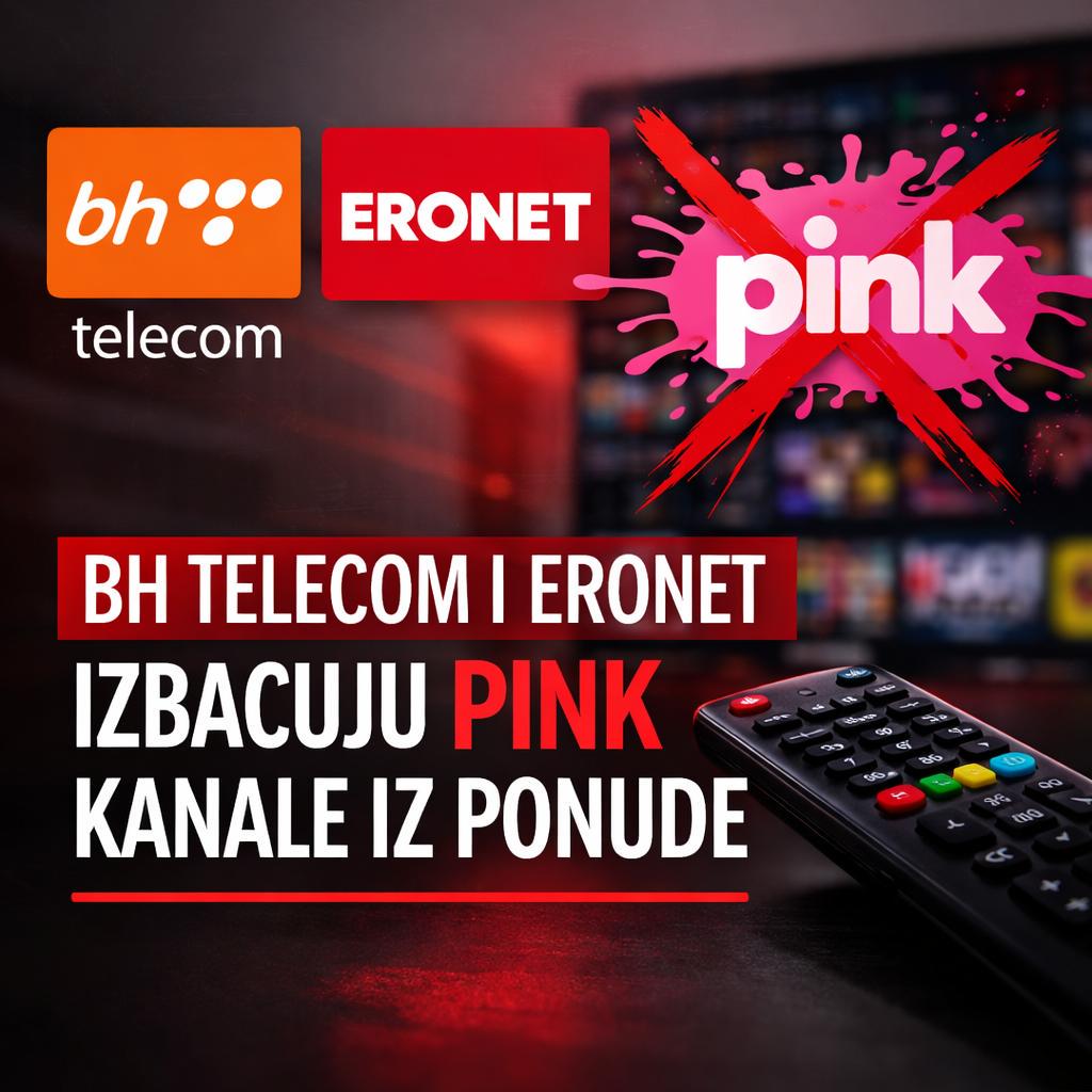 Pink "kicked out" from FBiH: two national operators shut down the channels