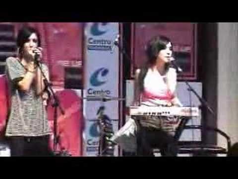 The Veronicas performing at Centro Toombul