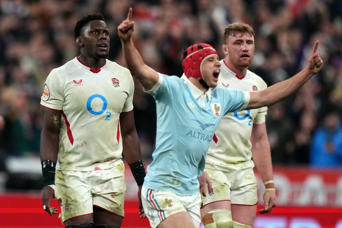 Louis Bielle-Biarrey scored four tries for France (AP)