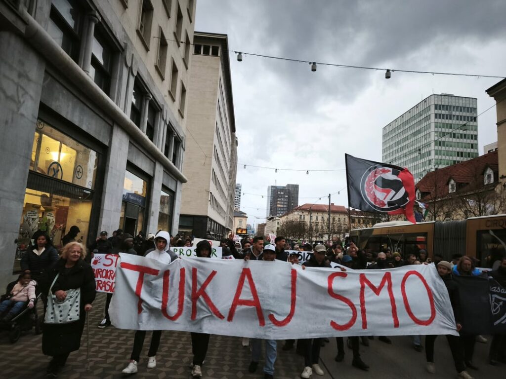 Rally against racism and repression, yesterday in LJ