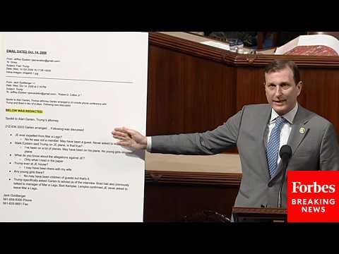 Goldman Unveils Unredacted File That 'Disputes Everything' Trump 'Has Said' About Epstein