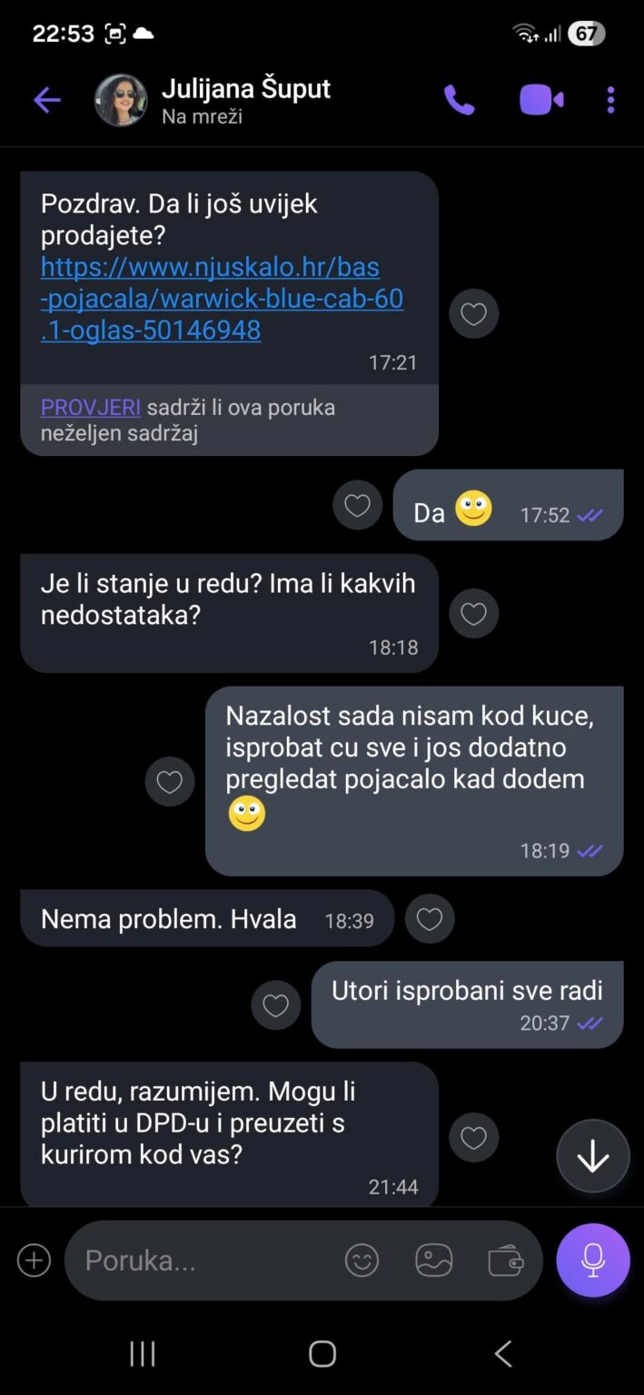 New scam on the nose