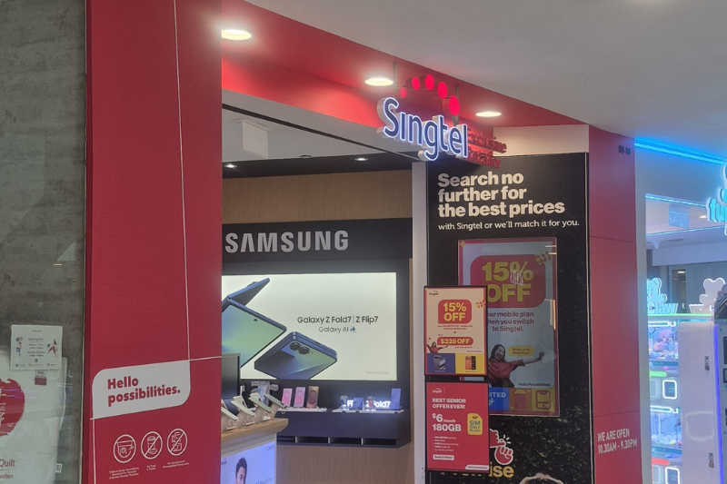 Singtel (Pic by Rachel)