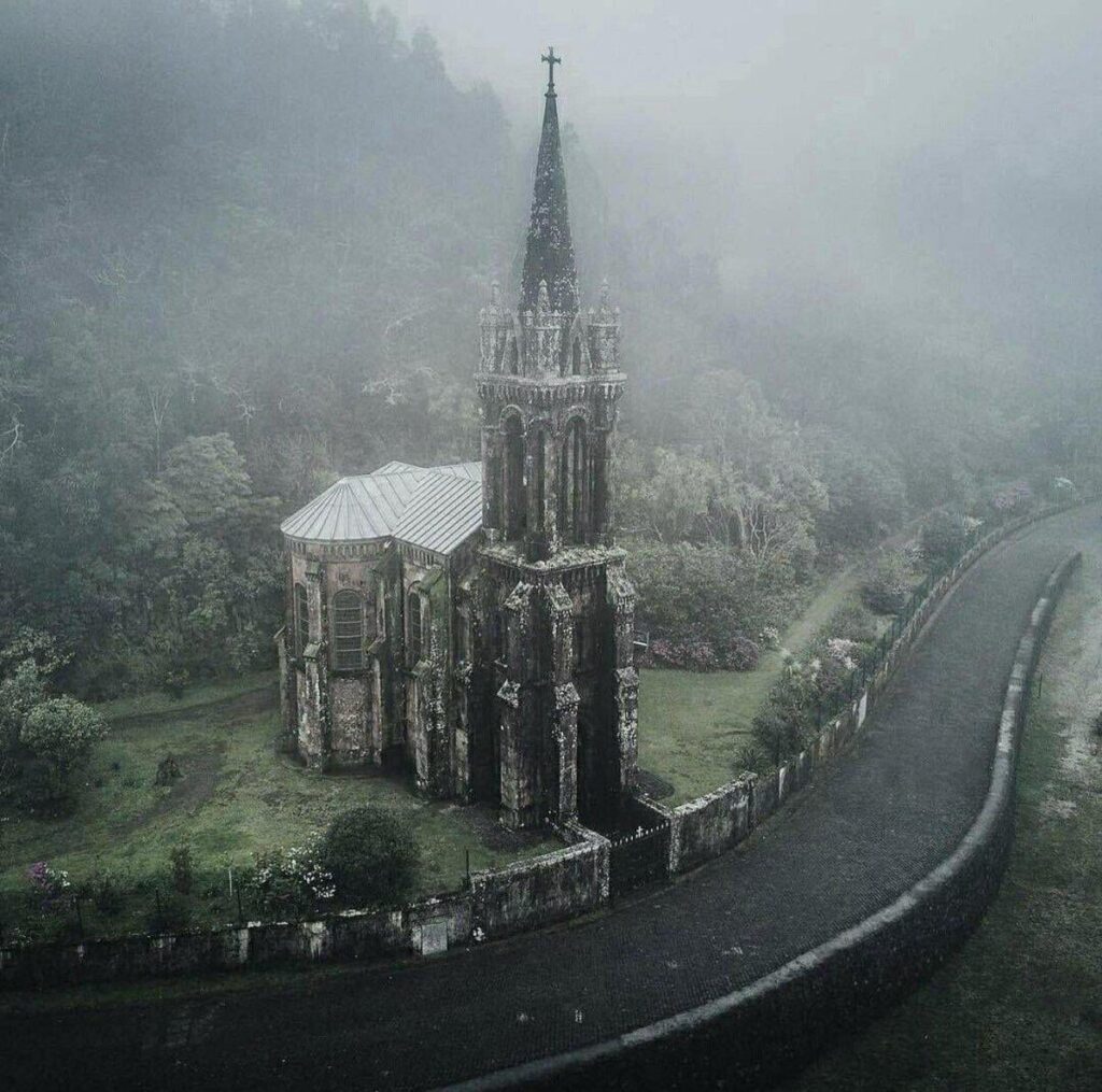 The Chapel of Our Lady of Victories in Furnas, Portugal