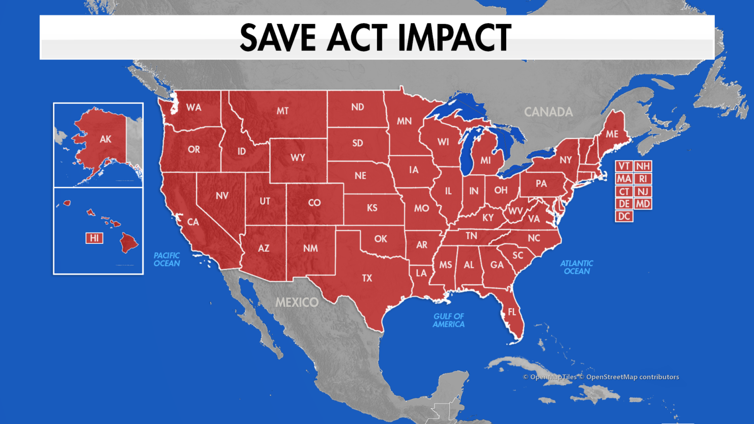 Trump battles GOP holdouts and Democrats amid SAVE America Act Senate test vote