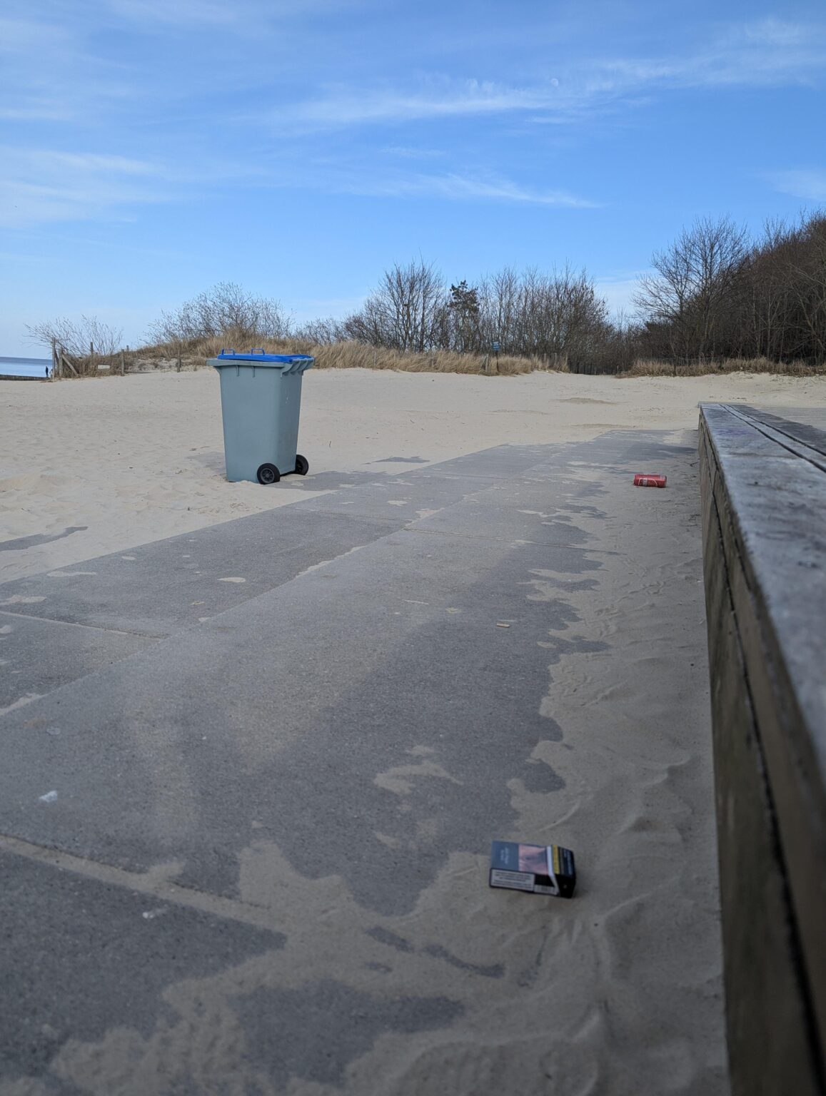 "People litter because there are not enough garbage bins"