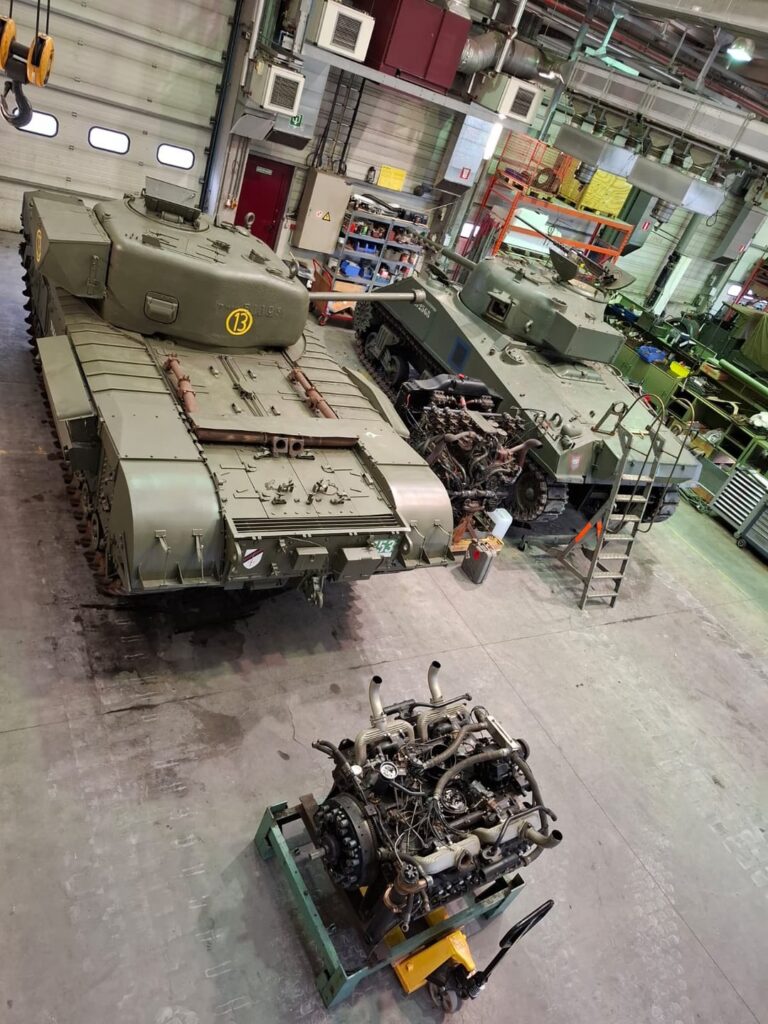 Meet "Minotaur" — the Churchill tank that helped liberate Brussels on September 3rd, 1944 🇧🇪