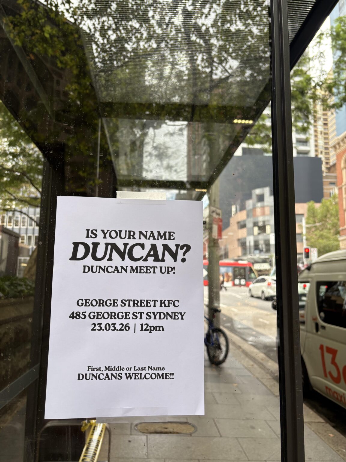 Duncan meet-up?