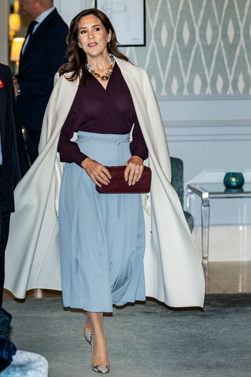 Queen Mary of Denmark arrives at the Danish Heart Association Awards at Hotel d'Angleterre on March 26, 2026 in Copenhagen, Denmark.