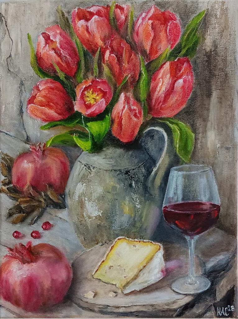 "Elixirs for the soul" - oil on canvas