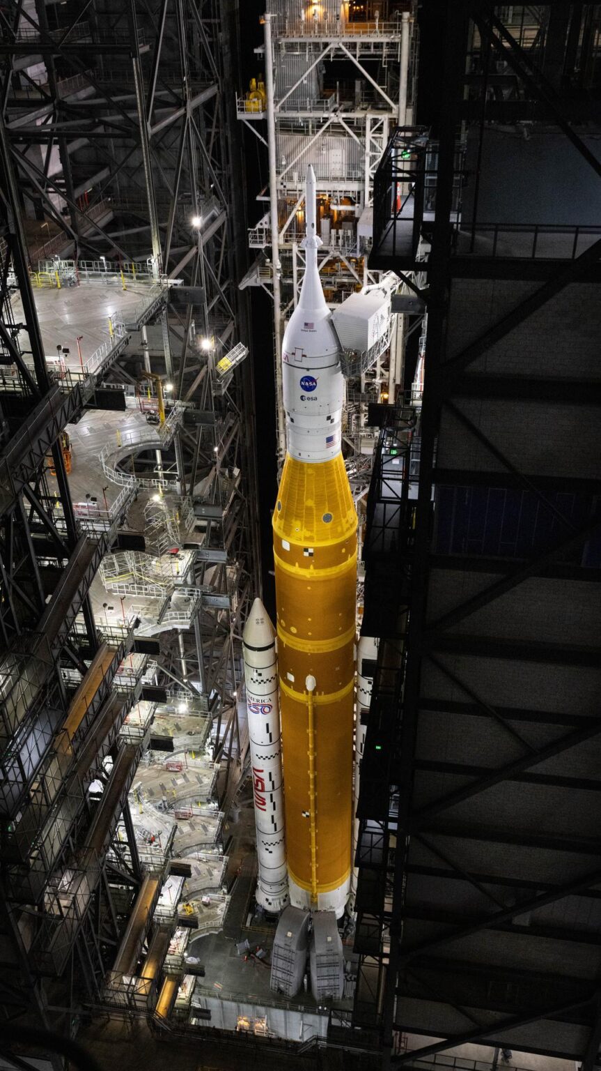 NASA Repairs Upper Stage Helium Flow, Preps Continue Ahead of Rollout - NASA