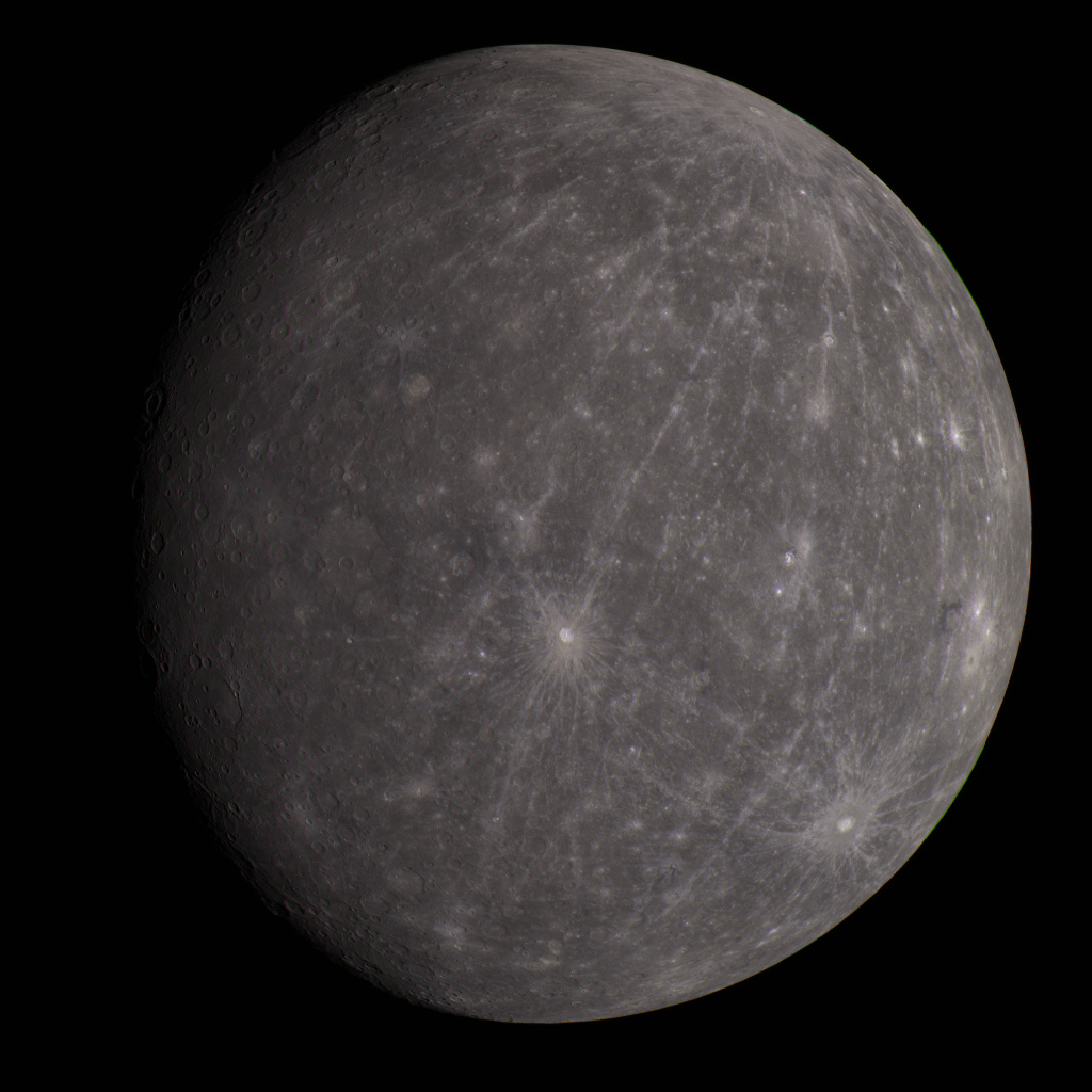 Mercury in True Color as seen by MESSENGER
