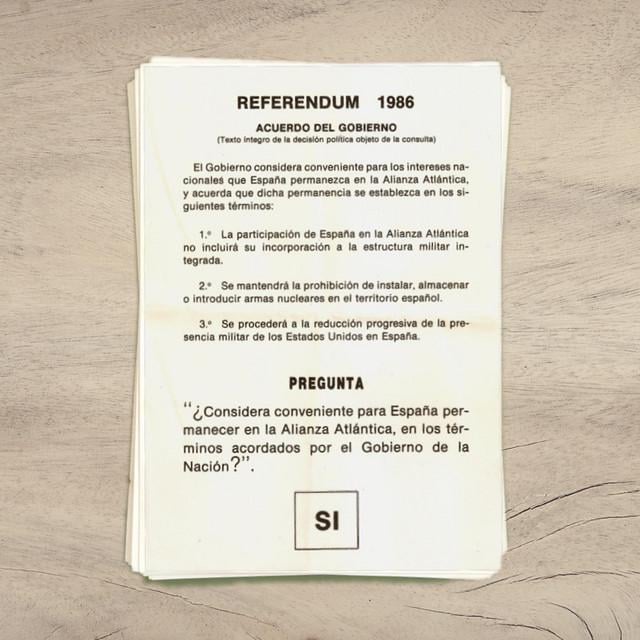 RNE Documents: "Referendum on NATO, the last battle of the Transition"