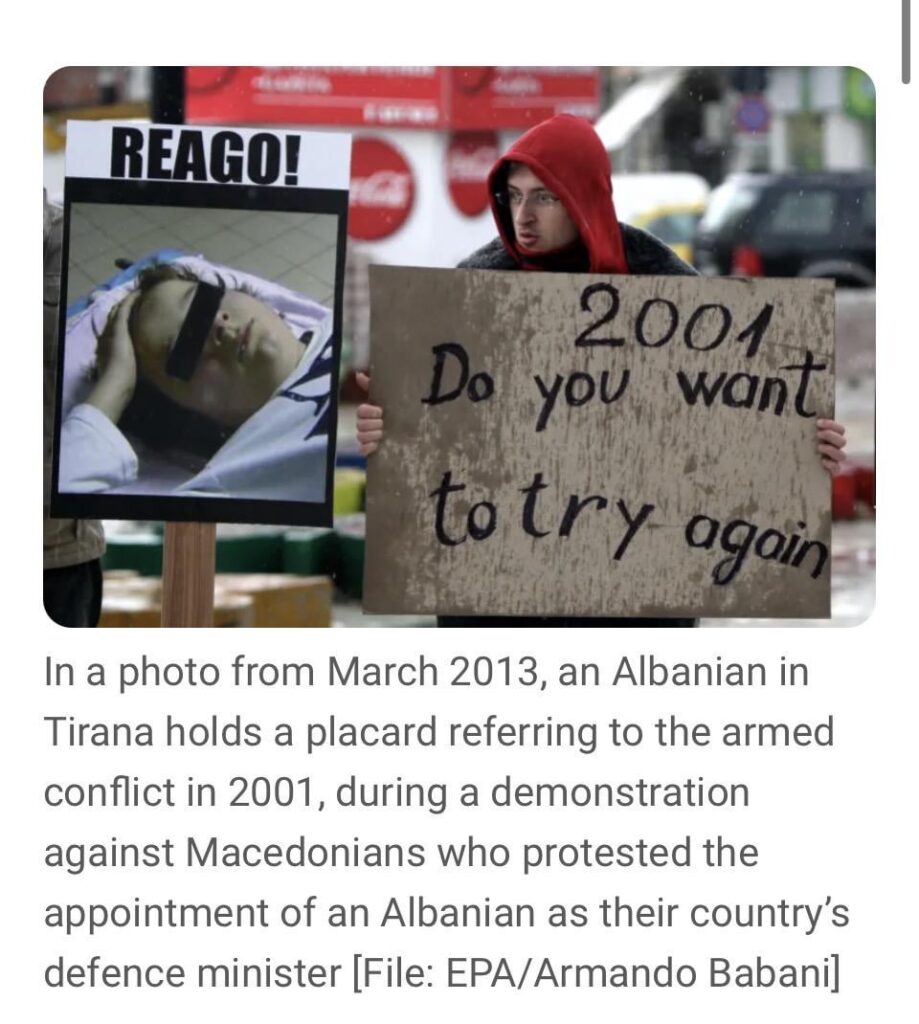 A serious question, why do Albanians (not only in Macedonia) have so much against Macedonians?