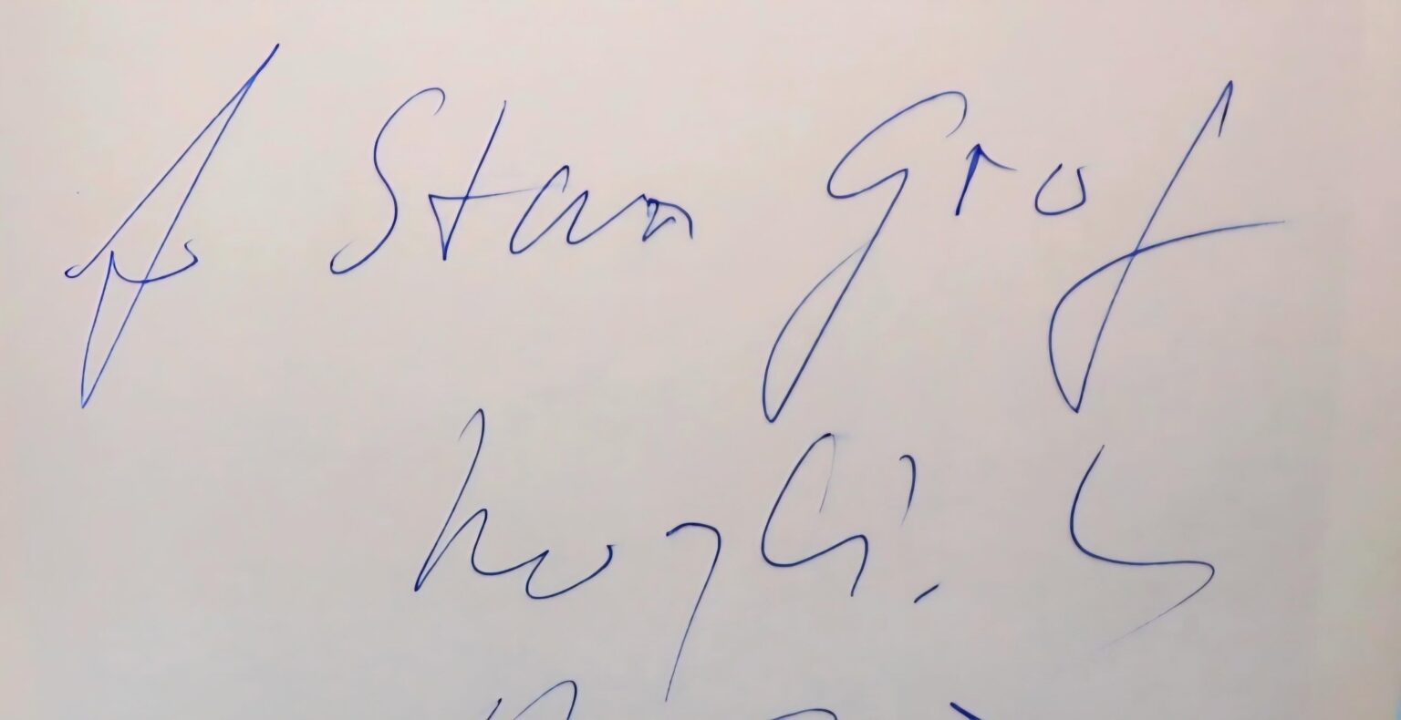 Translate HR Giger handwritten text?