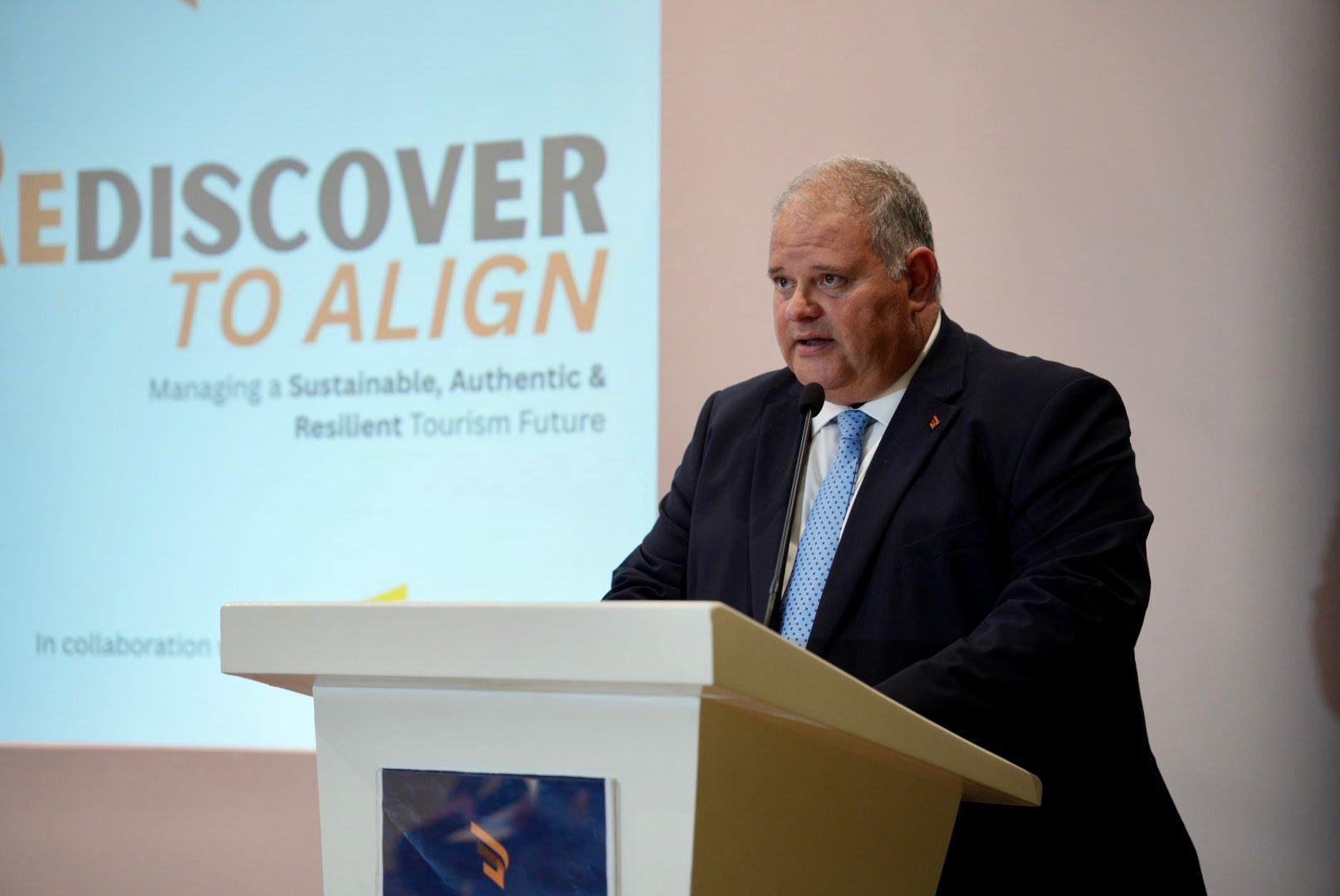 Chamber president William Spiteri Bailey details the strategy. Photo: Chris Sant Fournier