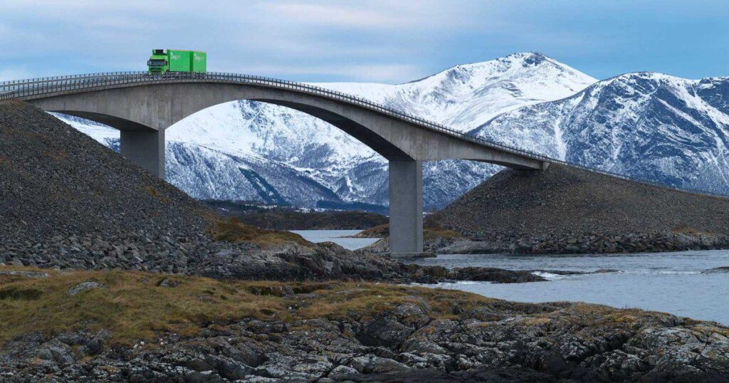 Post delivery to northern Norway