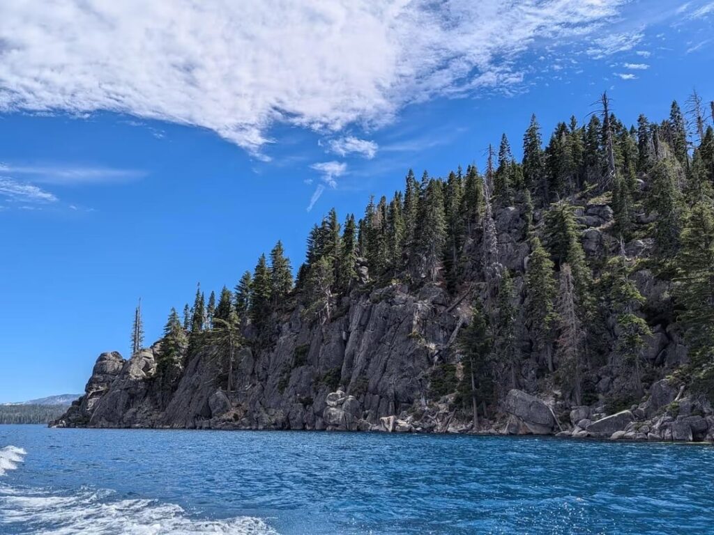 Lake Tahoe and its surroundings