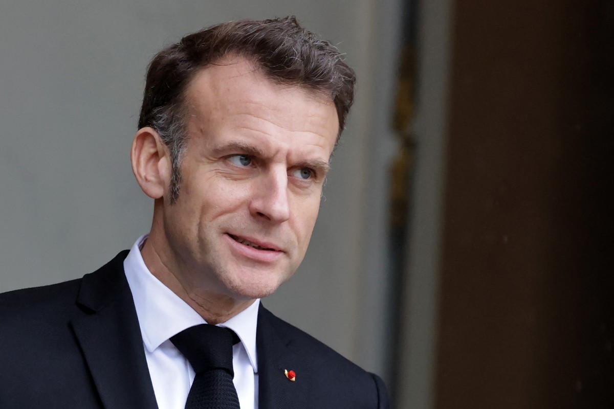 The French president Emmanuel Macron. (AFP)