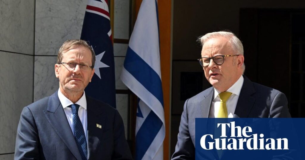 Isaac Herzog held secret meeting with Asio boss during Australia trip, intelligence agency confirms