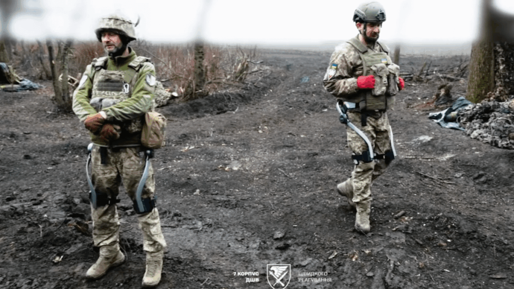 Ukraine’s military brings exoskeletons to the front line