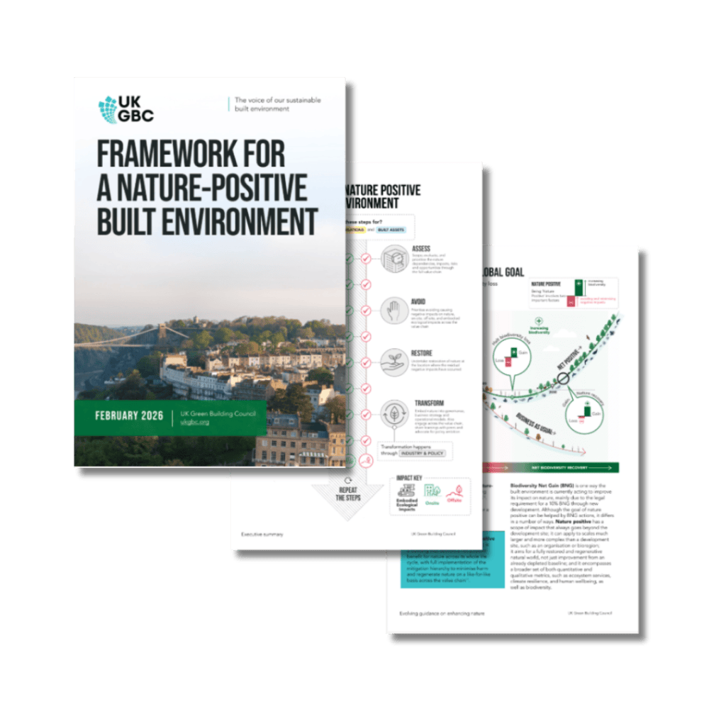 UKGBC launches Framework to accelerate a nature-positive built environment