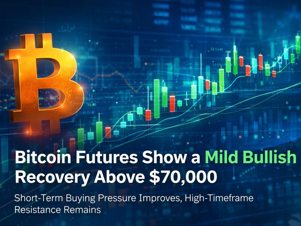 Bitcoin price outlook today: Bitcoin futures show a mild bullish recovery above $70,000