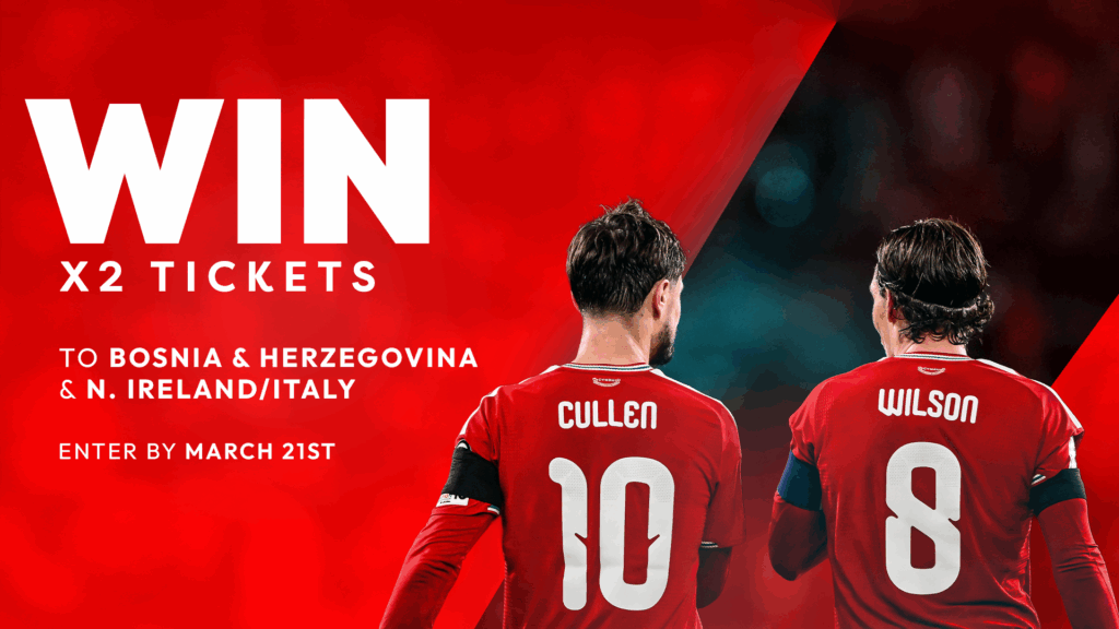 Cymru and Bosnia and Herzegovina: Win tickets