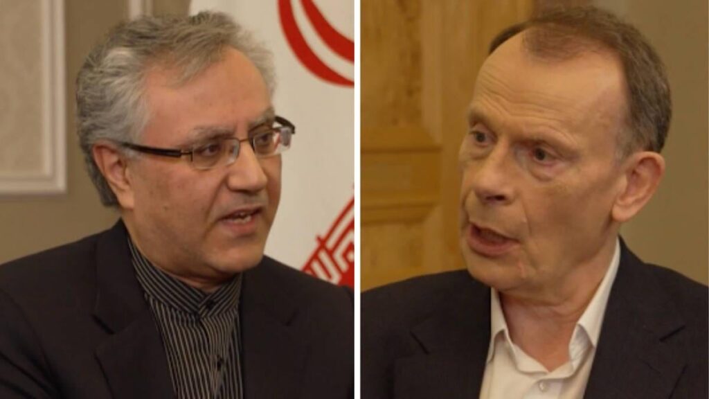 Iranian ambassador says Iran 'not at war' with UK as he blames US and Israel as the 'root causes of this crisis'