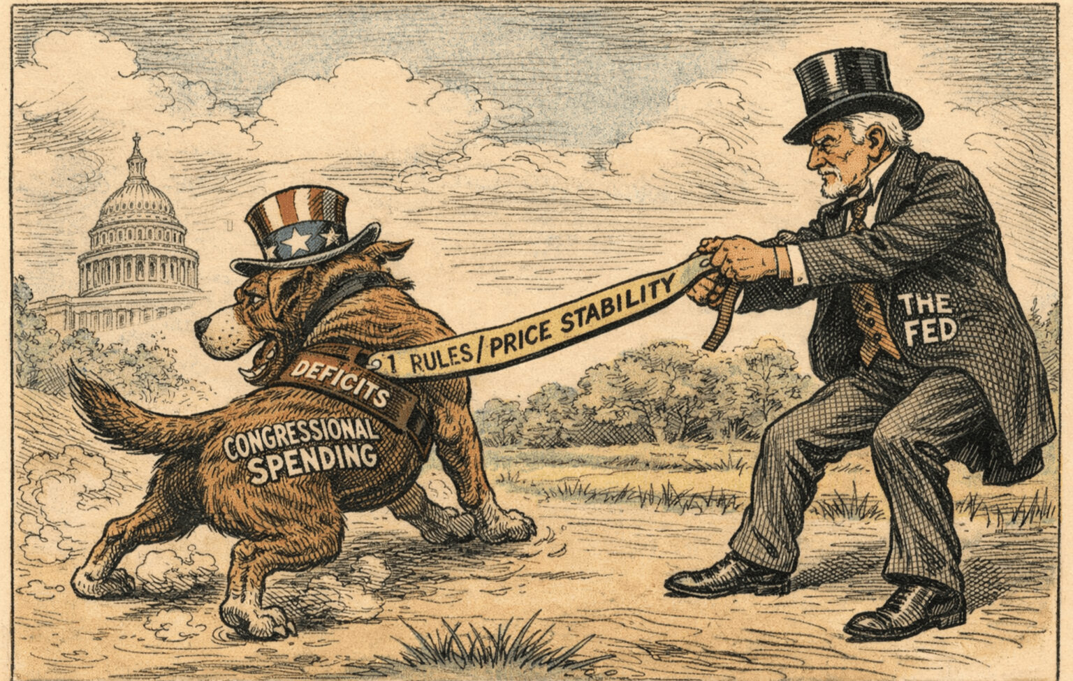 Could a Rule-Bound Fed Constrain Congressional Spending?