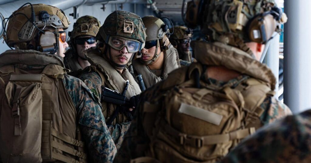 Naval group with 3,500 Marines enters CENTCOM region