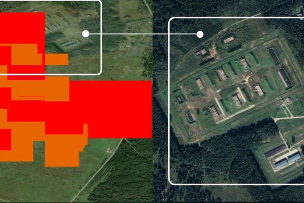 A fire at the Pskov military training ground was reported on social media A fire at the Pskov military training ground was reported on social media