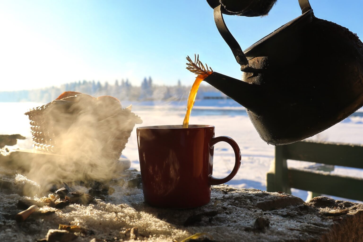 In Finland, winter is a way of eating Fire pit coffee in Oulu, Finland (Howie Southworth)