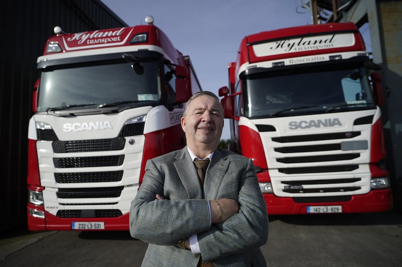 Ger Hyland, president of the Irish Road Haulage Association. Photograph: Niall Carson/PA