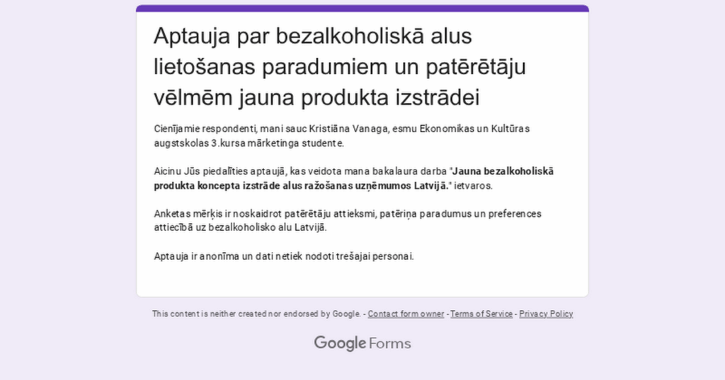 Survey for bachelor’s thesis Survey for bachelor's thesis