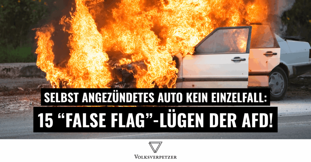 False flag: 15 cases of “left-wing attacks” on the AfD that weren’t!