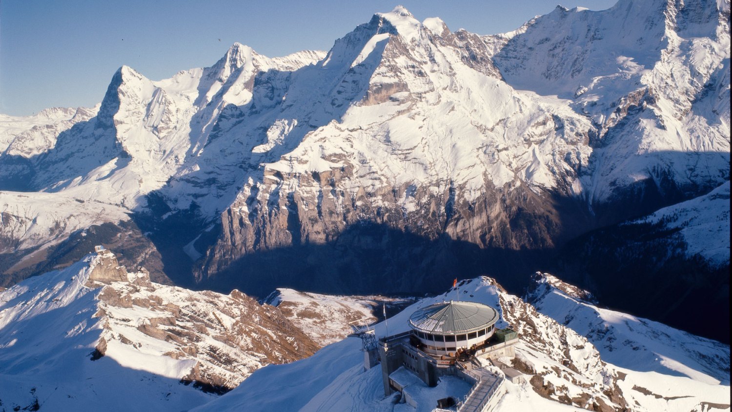 James Bond - On Her Majesty’s Secret Service location Schilthorn in the Berner Oberland 1968