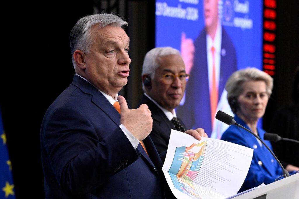 Ukraine-Russia war latest: EU leaders call on Hungary’s Orban to stop obstructing €90bn loan deal