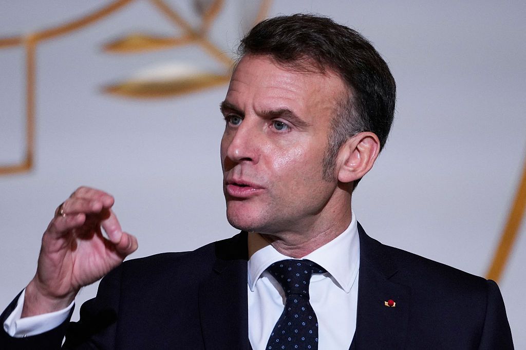 France, allies preparing mission to escort ships through Strait of Hormuz, Macron says Newly minted female soldiers reload their magazines. Female former inmates turned Ukrainian servicewomen march across a prison yard during their transition from incarceration to military service near the front lines in Ukraine, 13 January 2026. (Nadia Karpova/Frontliner/Getty Images)