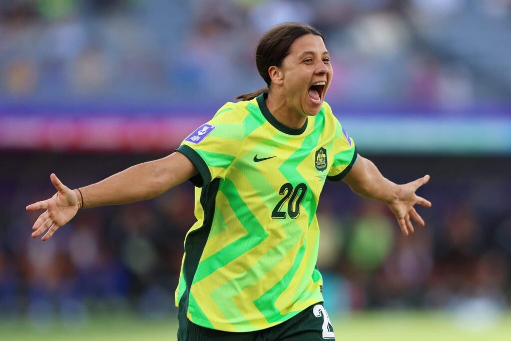 Sam Kerr scores first Australia goal in over two years in winning start at Asian Cup
