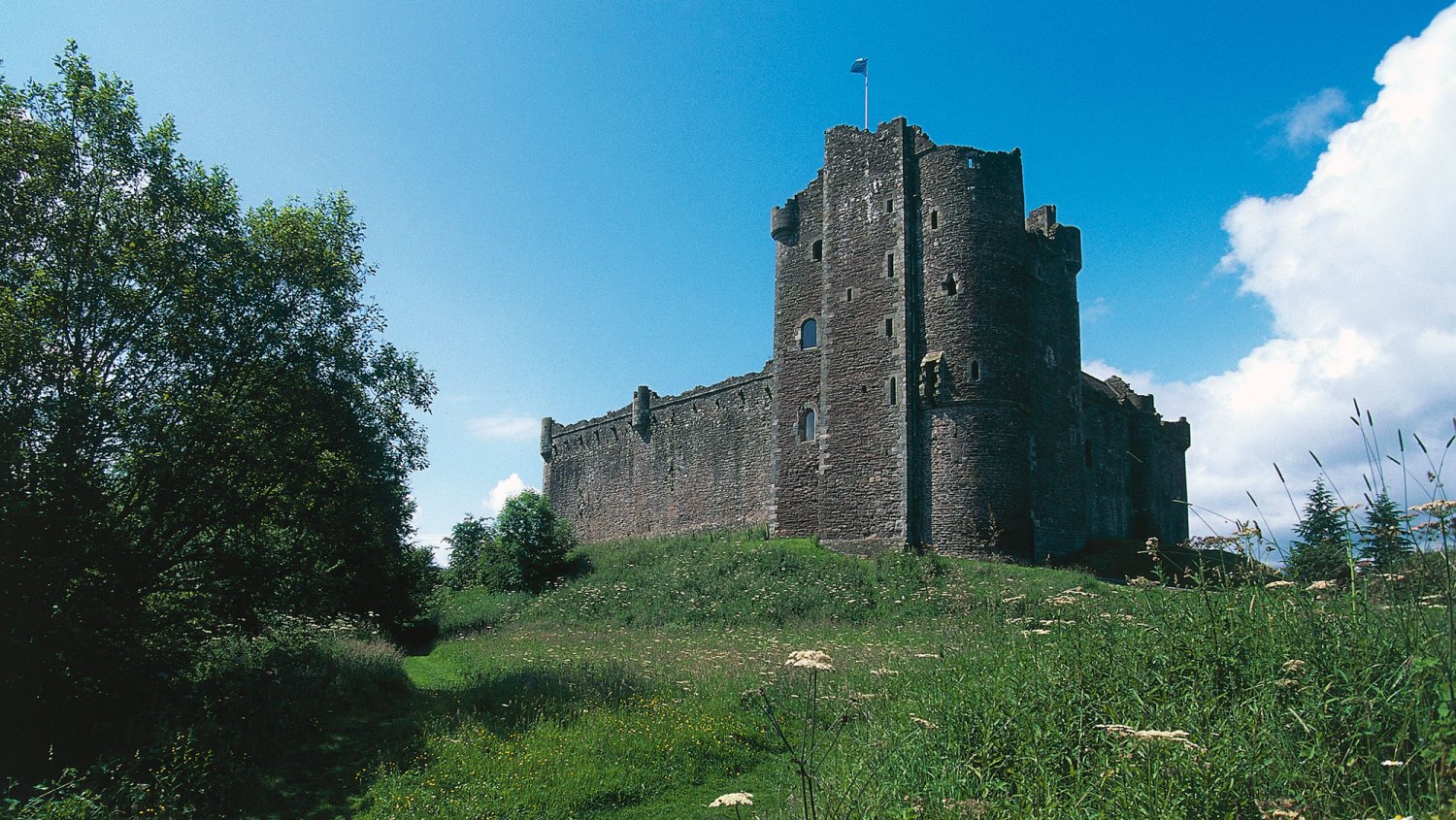 Filming Location for Outlander-Doune castle, 15th century, Scotland, United Kingdom.